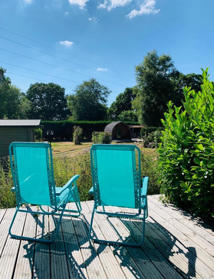 Glamping At Back Of Beyond Touring Park Hotel Saint Leonards Bagian luar foto